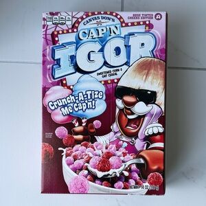 Crunch-A-Tize Me Cap'n Cereal - Pink and White